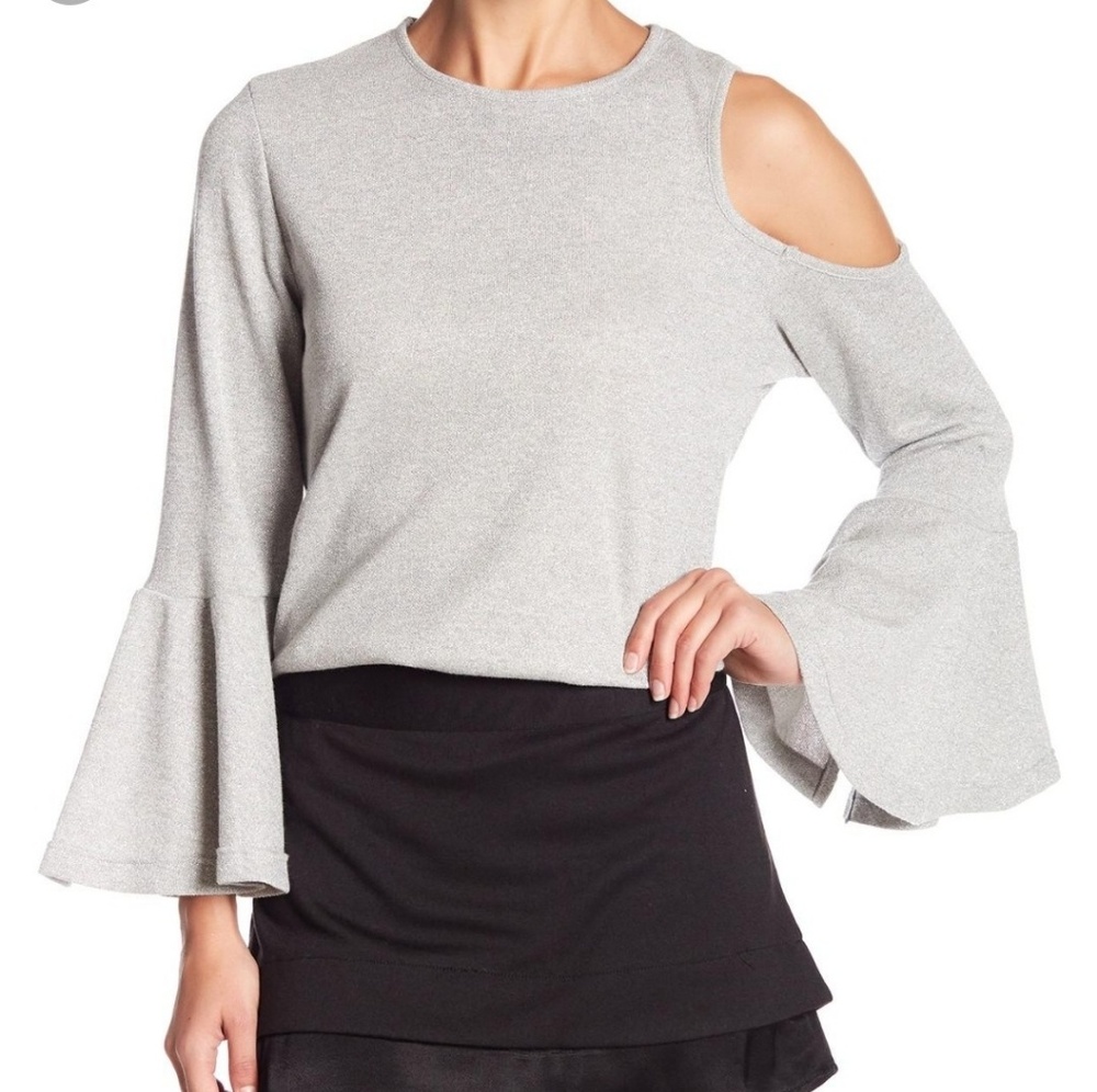 Muche muchette metallic top